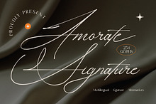 Amorate Signature - Script Font