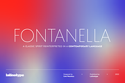 Fontanella, a Sans Serif Font by Latinotype