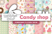 Candy Paper Pack, a Pattern Graphic by Zlatoena Clipart (Thumbnail 1 of 4)