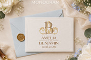 AB BA Wedding Monogram Logo, a Branding & Logo Template by LogoAV (Thumbnail 6 of 7)