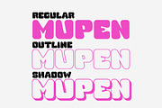 Mupen – Neubrutalism Bold, a Sans Serif Font by Typebae (Thumbnail 2 of 7)