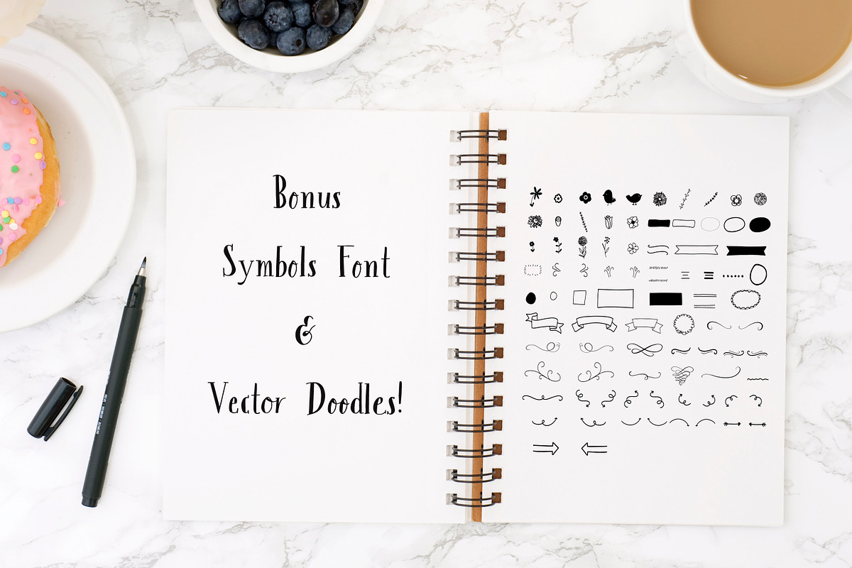 Margalo Font + Extras, a Serif Font by Blissberry Design (Photo 11 of 12)