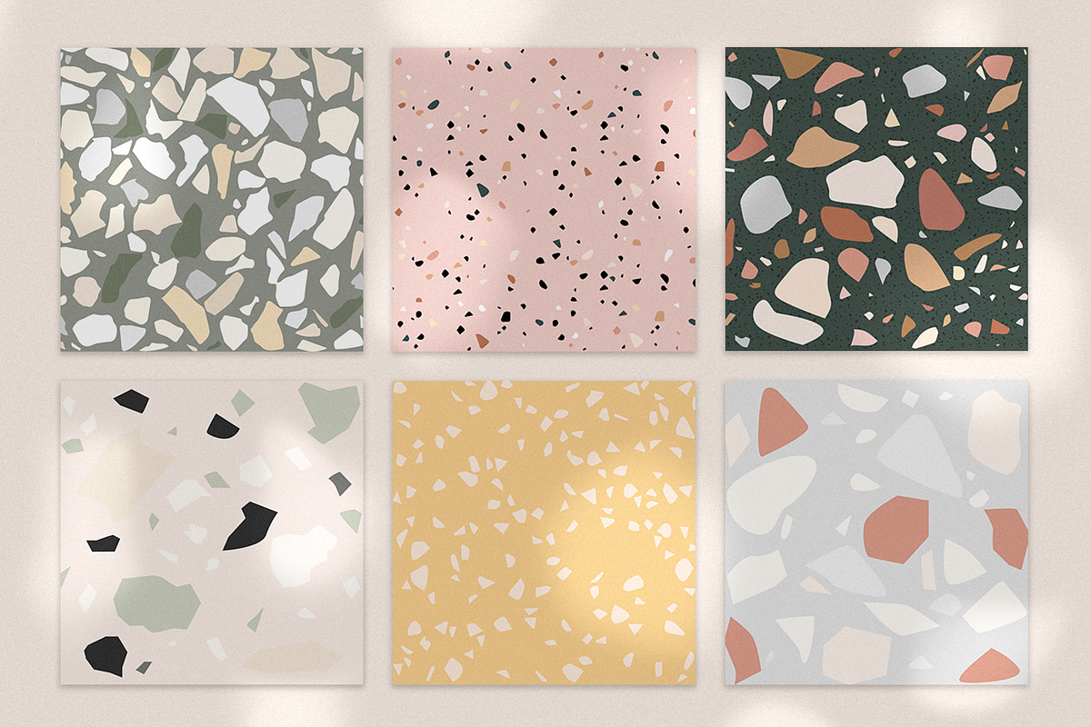 O-Terrazzo! | 12 Beautiful Patterns, a Pattern Graphic by Karissa Macapagal (Photo 7 of 7)