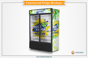 Commercial Fridge Mockup