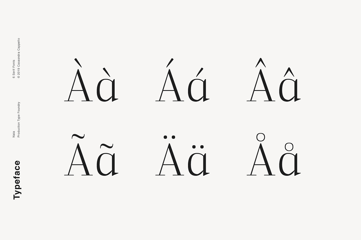 Naia - Sophisticated Serif Typeface preview 4