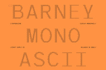 CS Barney Mono Ascii