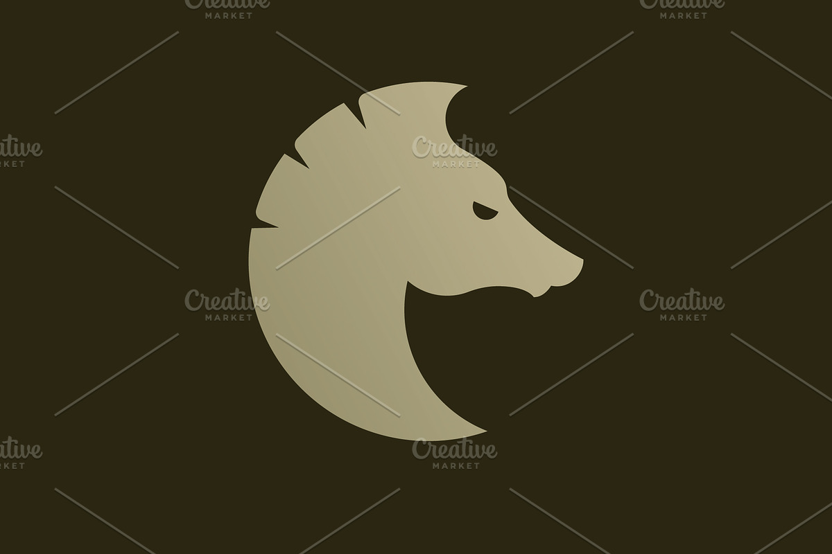 Abstract Horse Logo Symbol Design, a Graphic by T.Vooka