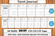 Editable Tarot journal for KDP, an Object Graphic by Designmela01 (Thumbnail 1 of 3)