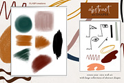 Abstract shape  Oneline art clipart, a Decorative Illustration by LABFcreations (Thumbnail 12 of 15)