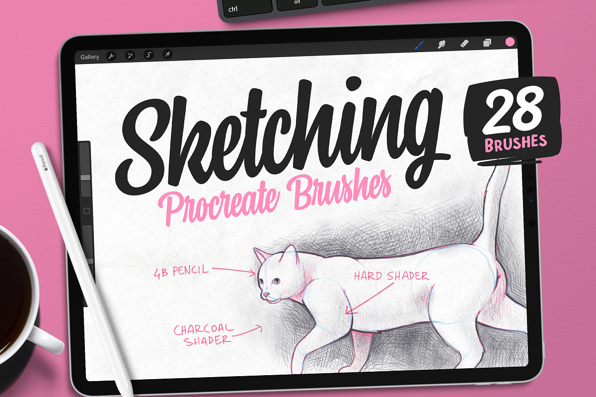Sketching Brush Set for Procreate