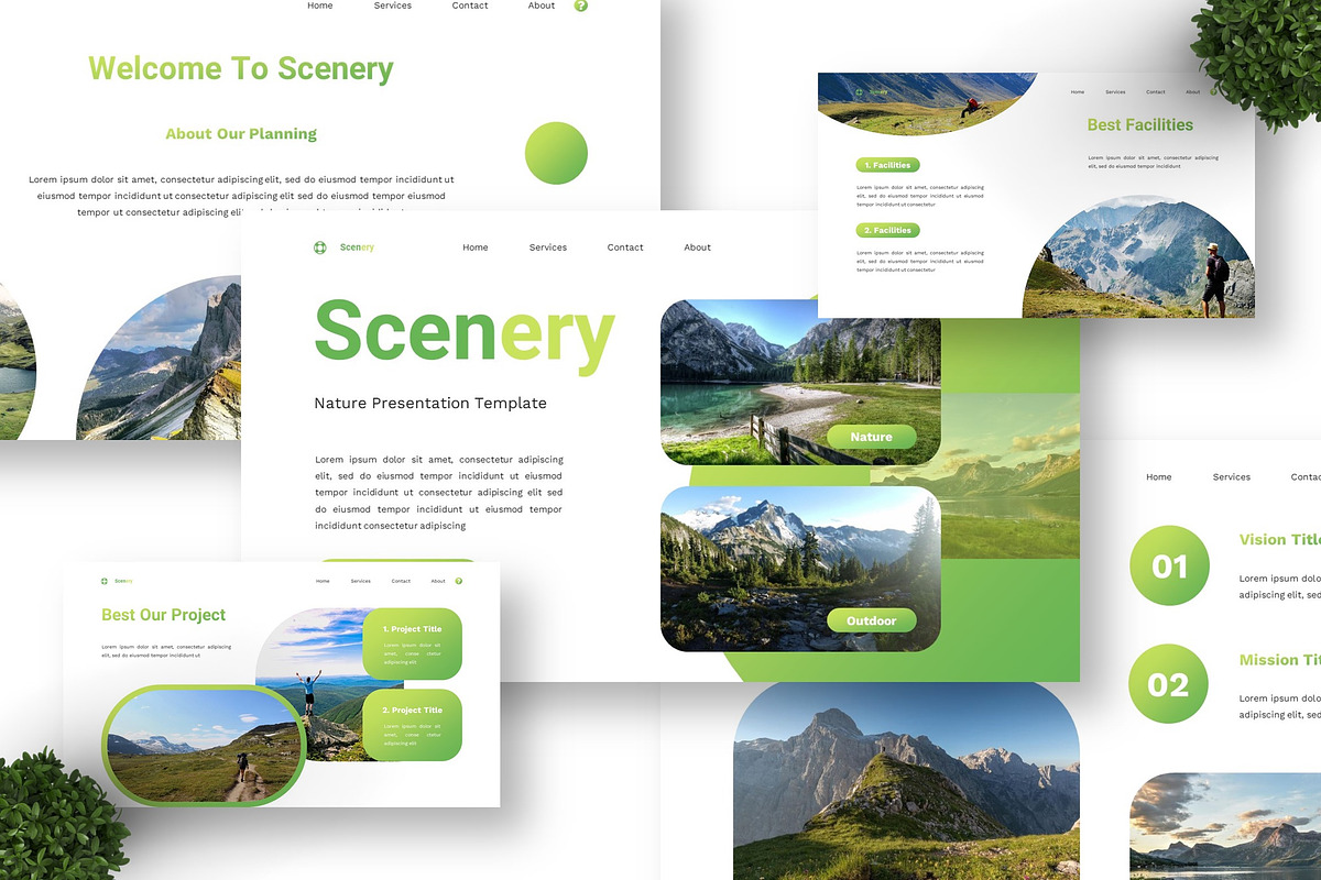 Scenery - Nature Google Slide preview 3