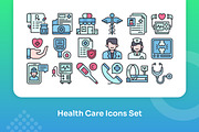 Health Care Icons Set - Filled Line, an Icon by Kmg Design (Thumbnail 3 of 3)