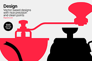 Coffee - Modern Graphics, a Food Illustration by illugrama (Thumbnail 7 of 18)