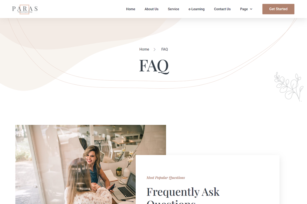 Business Coach for Women Template, a Landing Page Template by Design Spade (Photo 8 of 11)