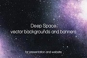 Deep Space backgrounds and banners, a Texture Graphic by Vitek Graphic (Thumbnail 1 of 5)