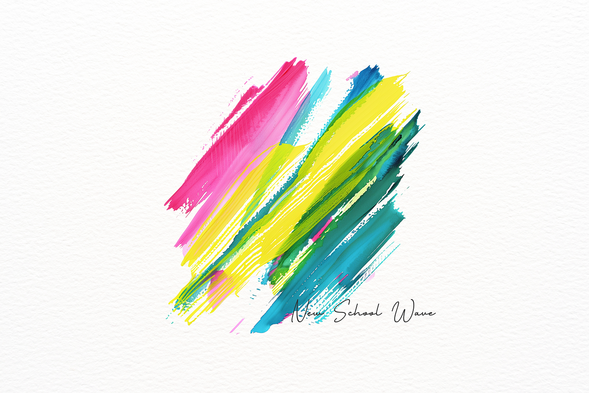 Vibrant Brush Strokes Clipart, an Object Illustration by New-School-Wave (Photo 4 of 5)