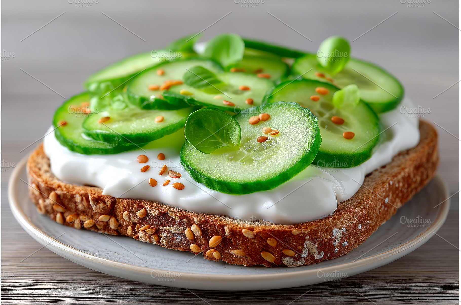 A healthy and vegetarian breakfast, a Food & Drink Photo by ZinetroN