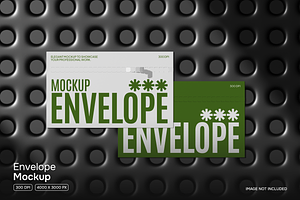 Envelope Mockup, a Packaging Mockup by Permadi Creative