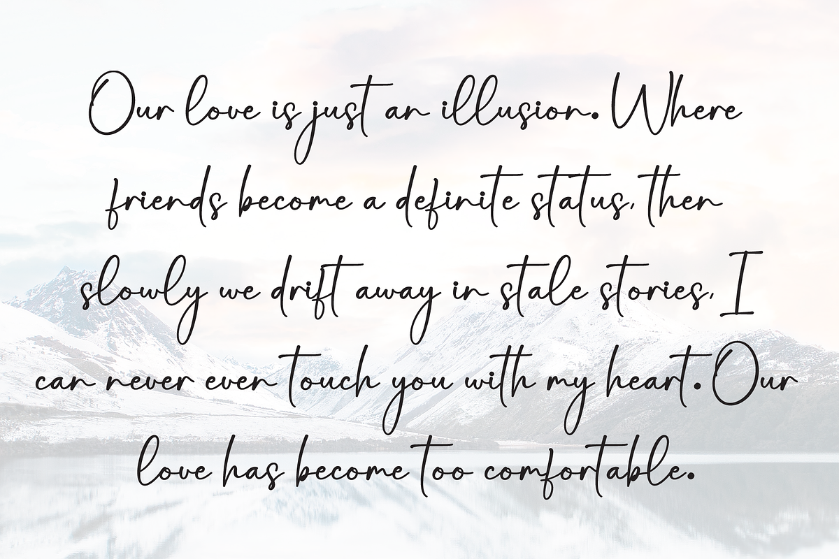Romantic Christmas | Script Font, a Handwritten Font by Scratchones (Photo 6 of 8)