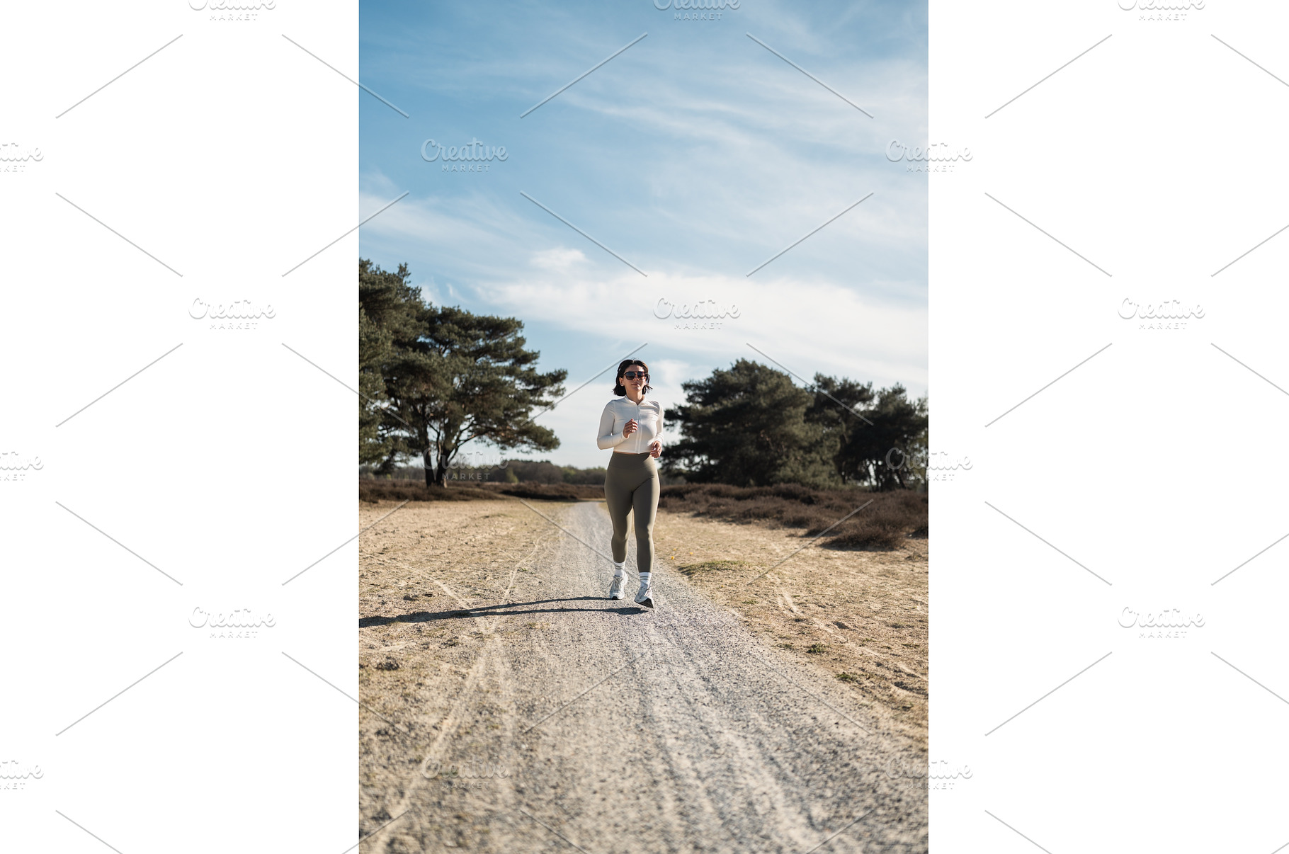 Woman in a white long sleeve shirt, a Sports & Recreation Photo by AD Stock Images