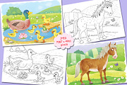 At The Farm - part 2, an Animal Illustration by Haso (Thumbnail 2 of 10)