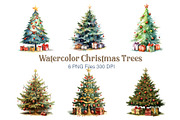 Big Bundle Watercolor Christmas., a Decorative Illustration by KENO Mascots (Thumbnail 5 of 10)