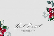 Watercolor Flowers Floral Clipart, an Illustration by WalaPalette (Thumbnail 3 of 5)