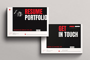 Resume/CV Portfolio Layout Template, a Resume Template by E-Type (Thumbnail 6 of 6)