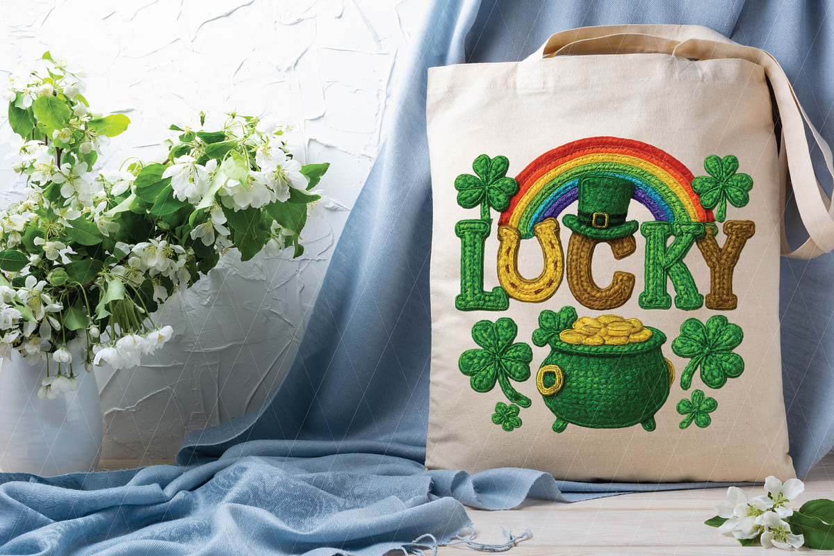 Lucky Mom St. Patricks Day PNG, an Illustration by DreamPrint404 (Photo 5 of 6)