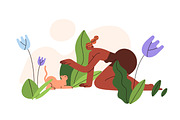 Body positive women in nature set, a Person Illustration by Good Studio (Thumbnail 6 of 9)
