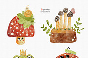 Funny mushrooms. Kids illustrations, a Graphic by Murvin (Thumbnail 8 of 9)