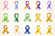 Awareness Ribbons Clipart Sublimatio, a Seasonal Illustration by Rose Art (Thumbnail 2 of 4)