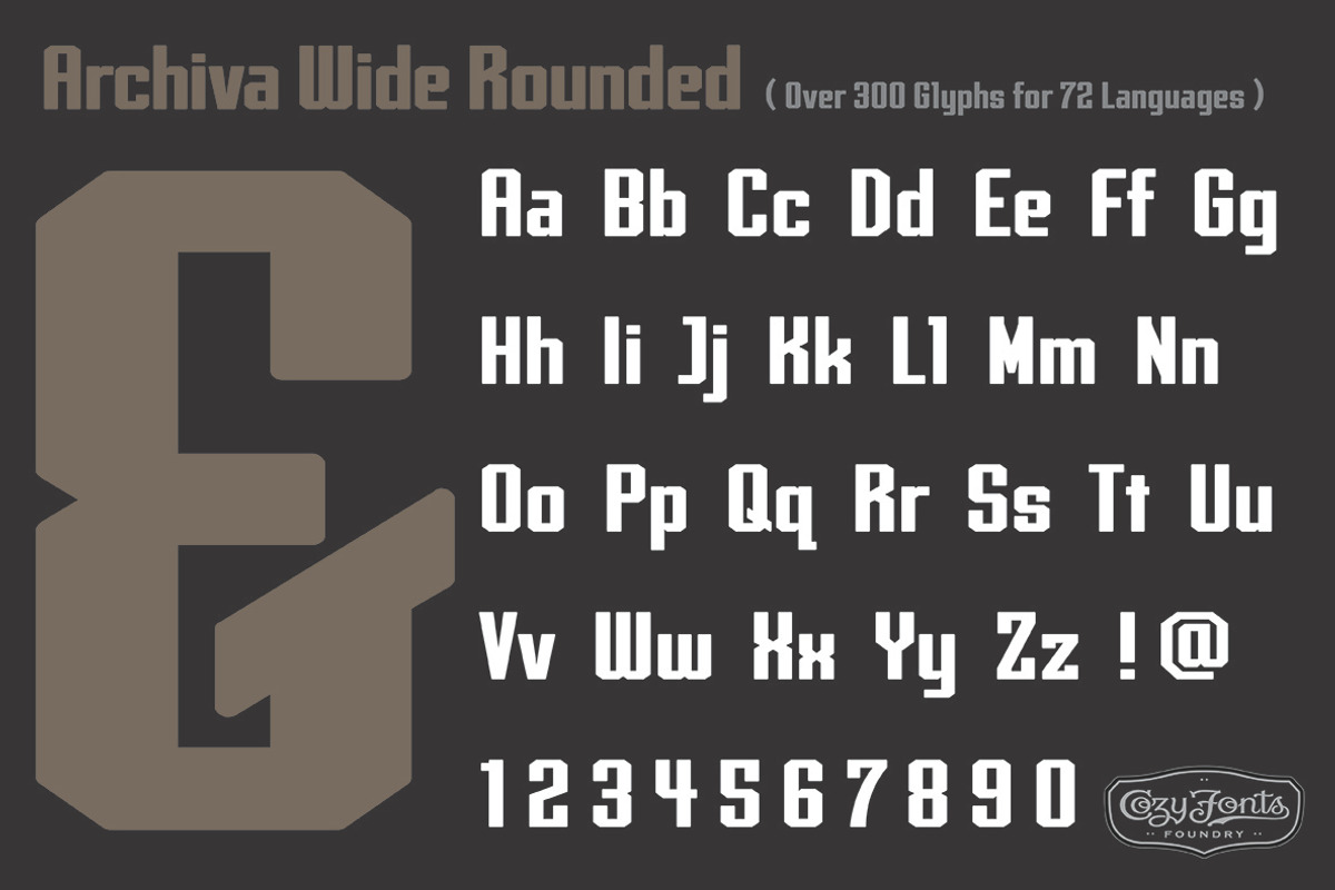 Archiva Wide Rounded preview 2