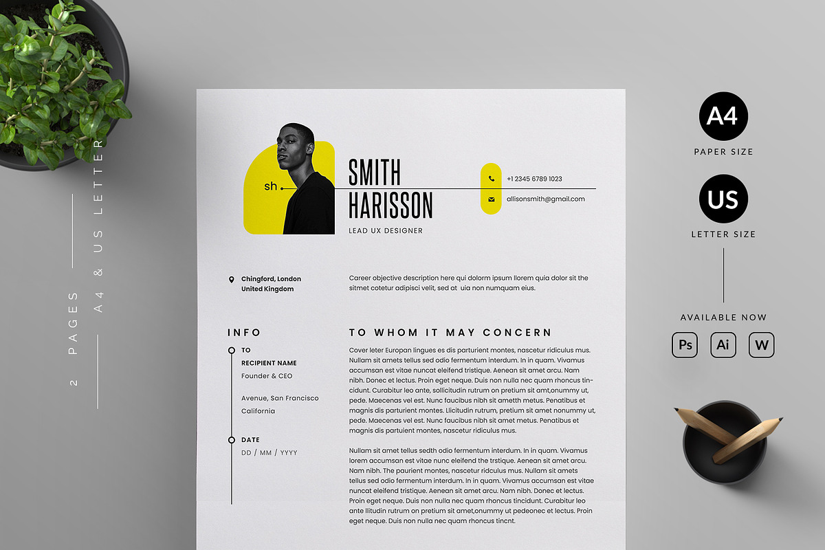 Resume/CV, a Resume Template by Reuix Studio (Photo 4 of 5)