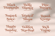Atlas Grove-Alternates and Ligatures, a Serif Font by Zane Studio (Thumbnail 9 of 22)