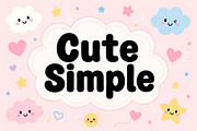 Cute Simple, a Slab Serif Font by Wow Magic (Thumbnail 6 of 6)