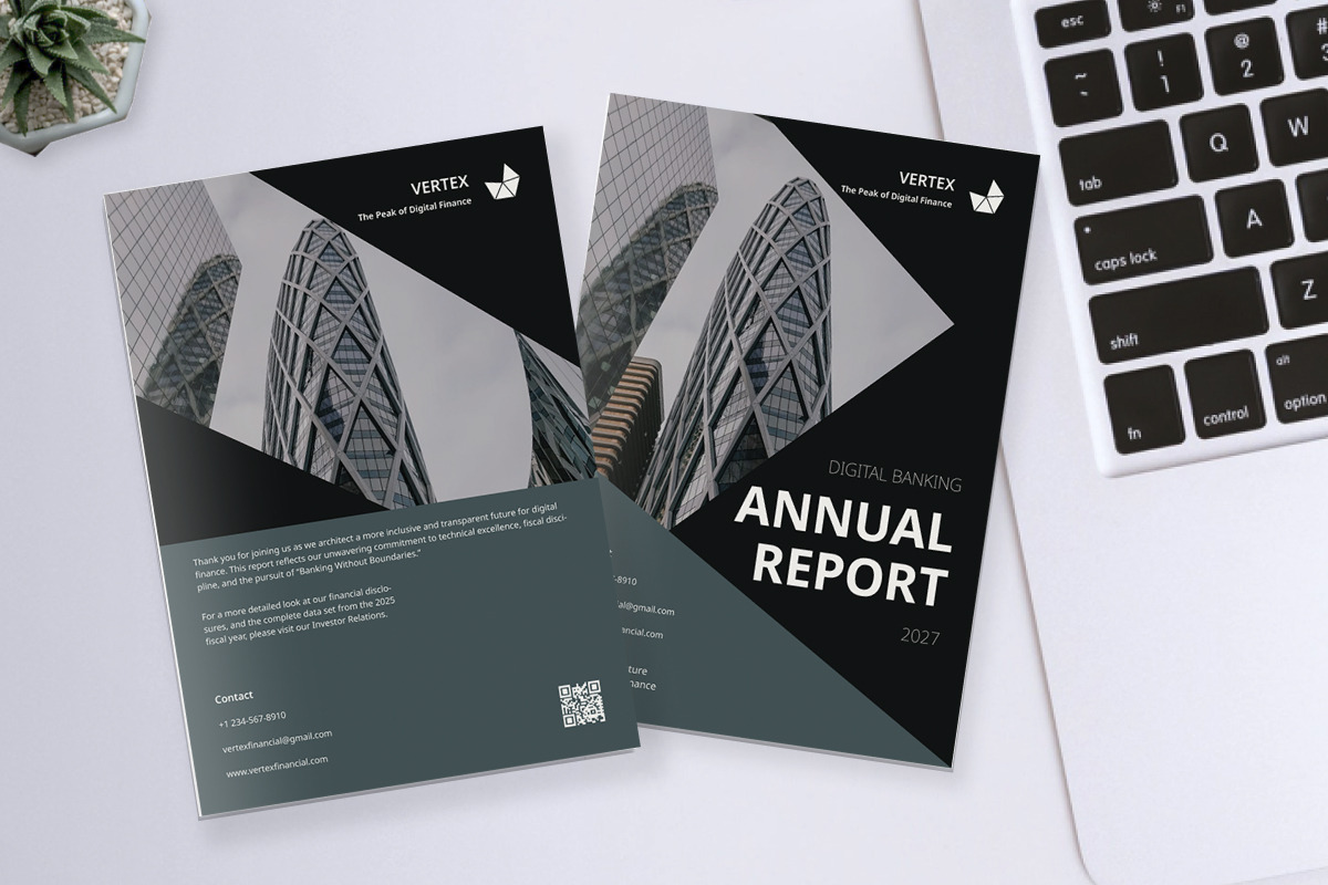 Digital Banking Annual Report V1, a Brochure Template by productype1 (Photo 6 of 6)