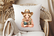 Western Cowgirl Book Clipart, an Illustration by Libby Wishes (Thumbnail 5 of 11)