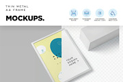 A4 Size Thin Metal Frame Mockups, an Advertising Mockup by megostudi0 (Thumbnail 6 of 6)