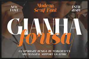 Gianha Forisa - Modern Serif Font