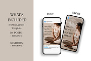 Wellness Instagram Canva Templates, a Social Media Template by Arslan (Thumbnail 3 of 5)
