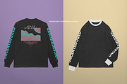 Long Sleeve T-shirt Mockup, a Shirt Mockup by Uncentrifuged Pressure (Thumbnail 4 of 6)