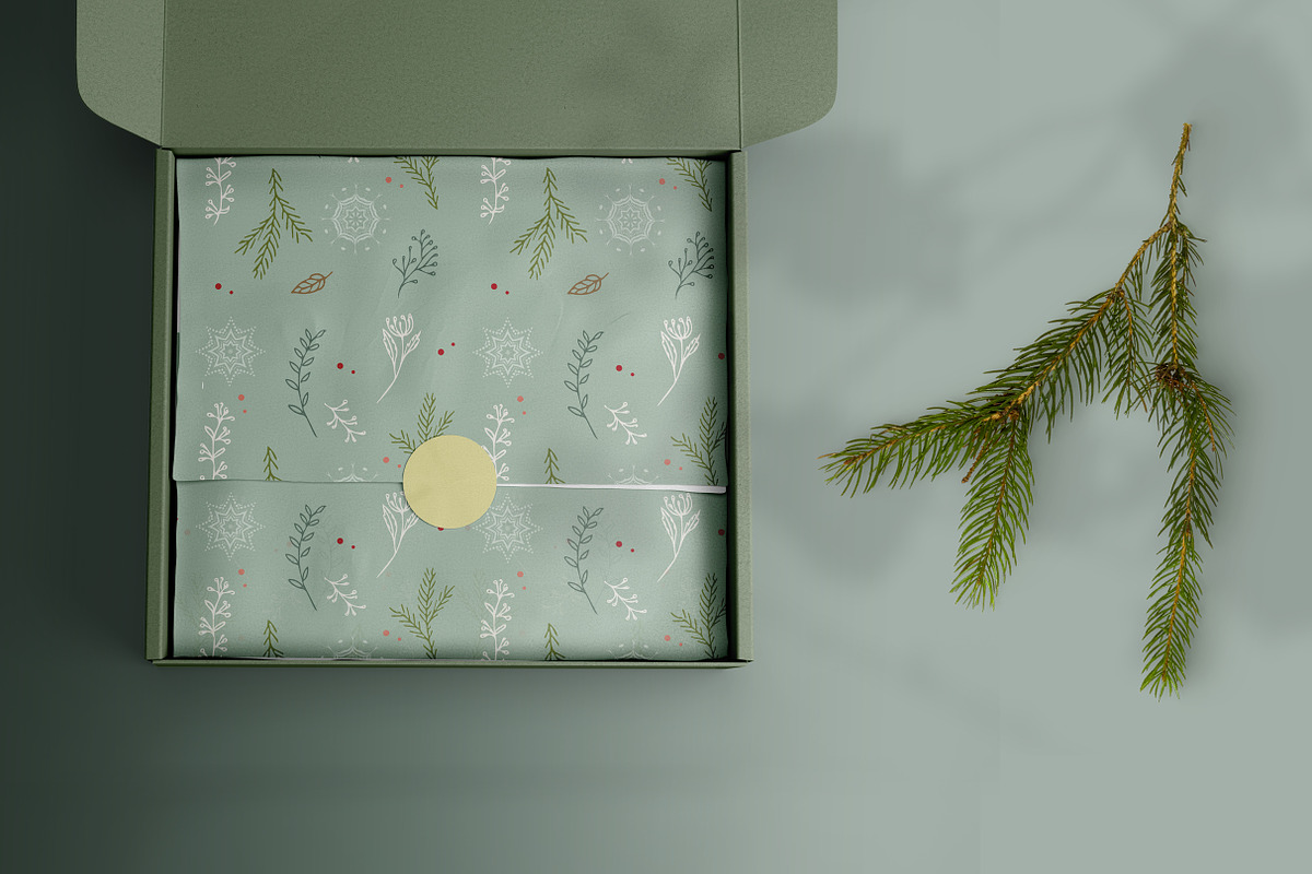 Holly Jolly Christmas Patterns Set, a Pattern Graphic by R-studio (Photo 3 of 6)