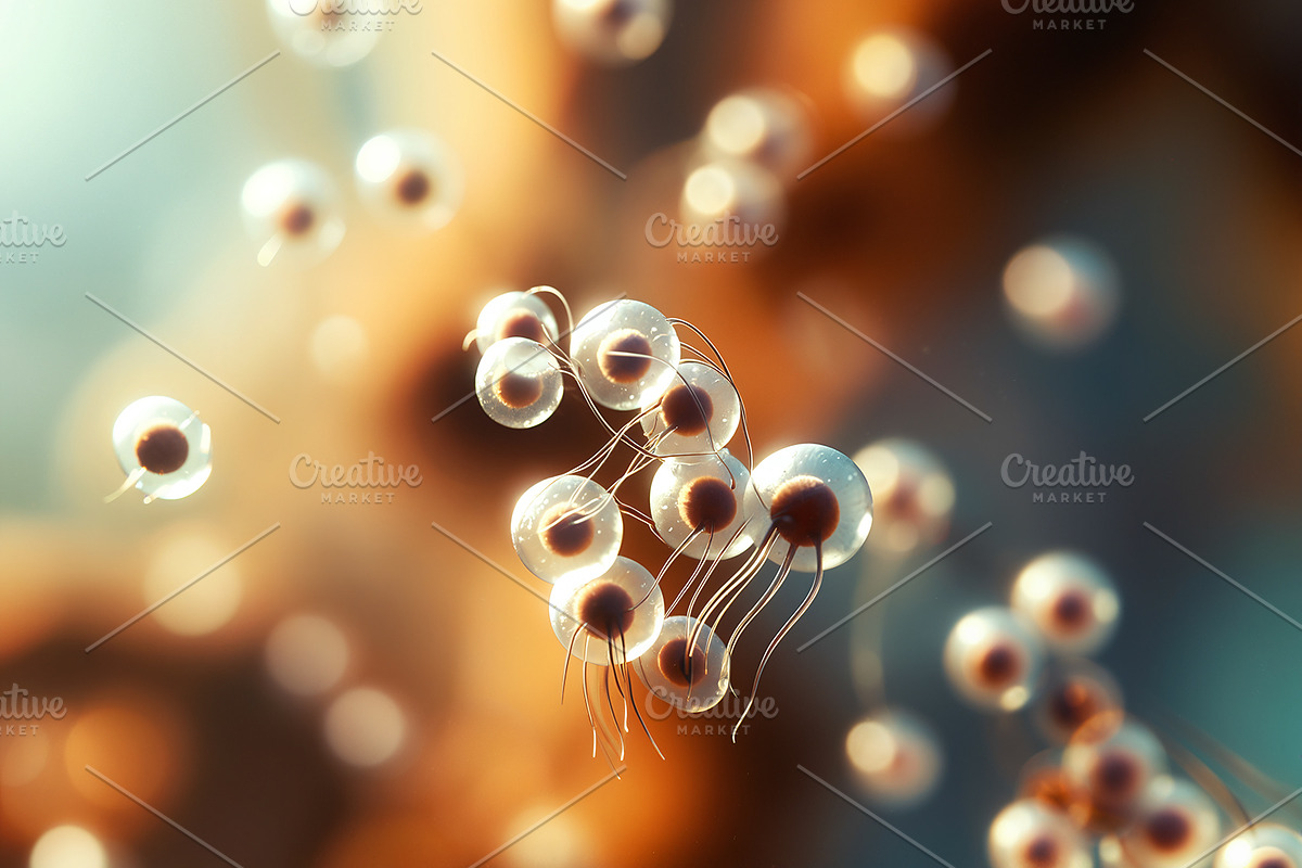 52 Fictional Microscopic Organisms, an Abstract Photo by h.utomo (Photo 2 of 52)