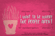 Seriously Though Handwritten Font, a Font by Sabrina Schleiger Design (Thumbnail 6 of 11)