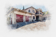 Watercolor House Painting Art Effect, an Action Add-On by MRI STUDIO (Thumbnail 14 of 17)