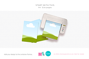 Printer & Paper Sheets Canva Mockup, a Books & Magazine Mockup by Mockup Scene (Thumbnail 7 of 11)
