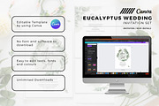 Eucalyptus Wedding Invitation Canva, an Invitation Template by Aarley Kaiven (Thumbnail 4 of 4)