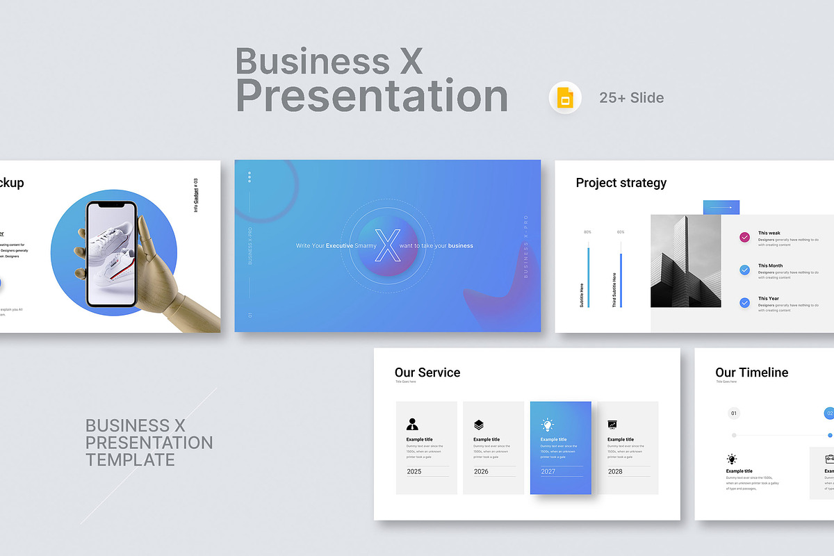 Business X Pro Presentation, a Presentation Template by KreateTribe (Photo 3 of 5)