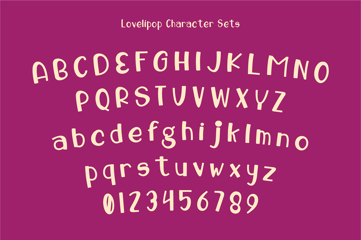 Lovelipop - Playful Font, a Handwritten Font by Berdansabersama (Photo 2 of 10)
